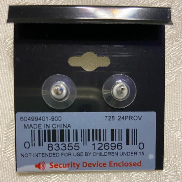 New Napier Blue/Green Leaf Earrings - Picture 2 of 2